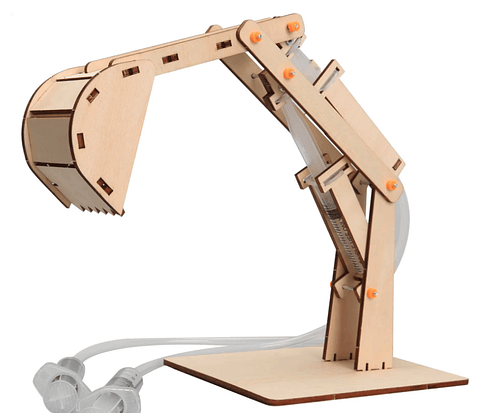 Excavadora Hidráulica Armable STEM -  Kit de Construcción