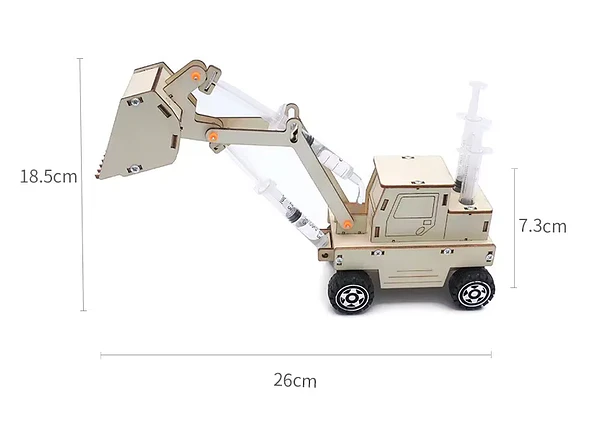 Excavadora Movil Armable STEM - Kit de Construcción 3