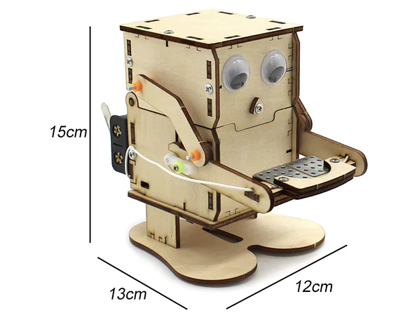 Robot Tragamonedas Armable STEM – Kit de Construcción 5