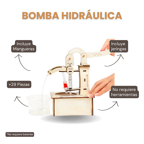 Bomba de agua armable STEM - Kit de construcción
