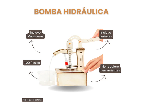 Bomba de agua armable STEM - Kit de construcción 1