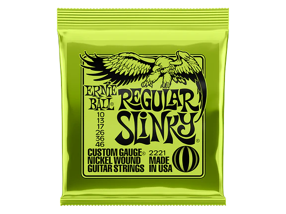 Cordas Ernie Ball Regular Slinky 10-46