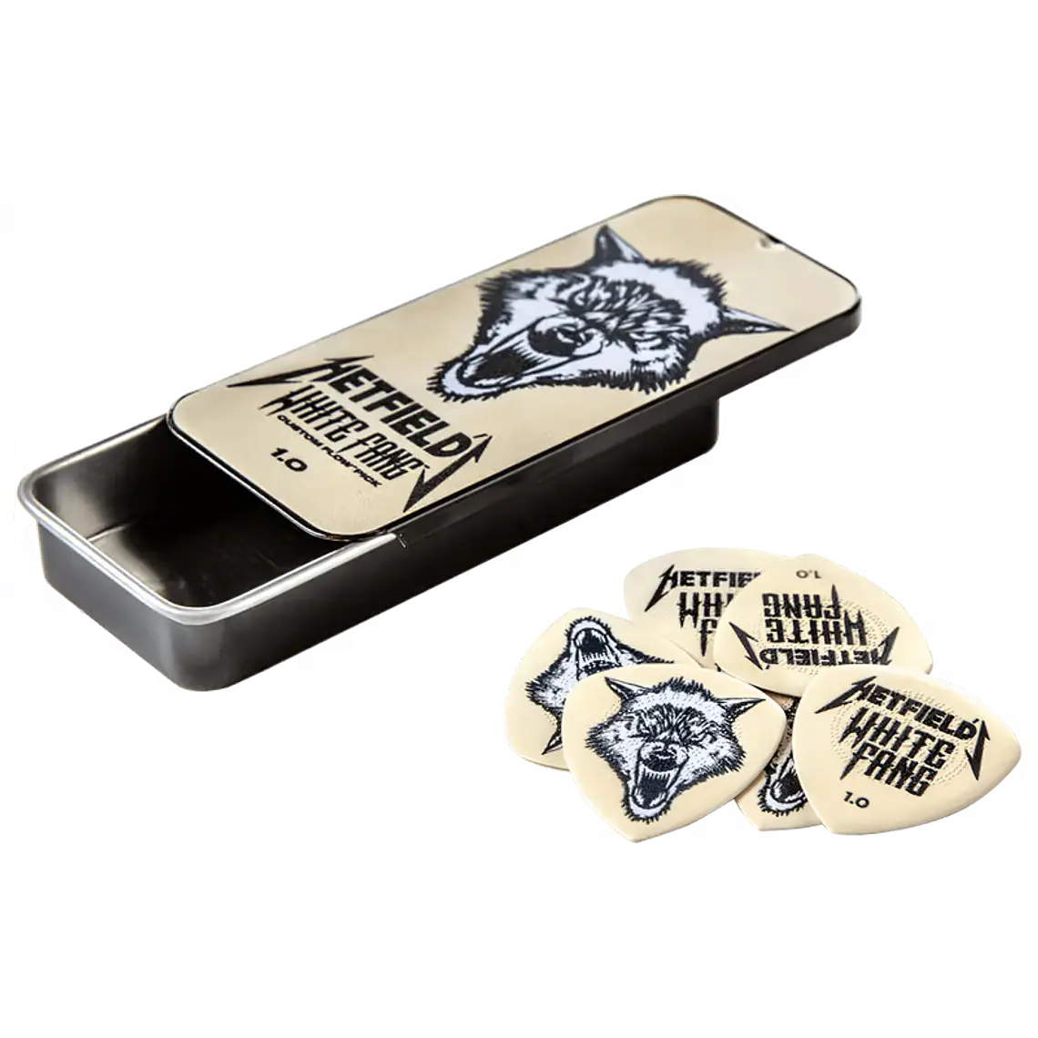 Dunlop James Hetfield White Fang 1.00 mm – Pack 6 Palhetas  1
