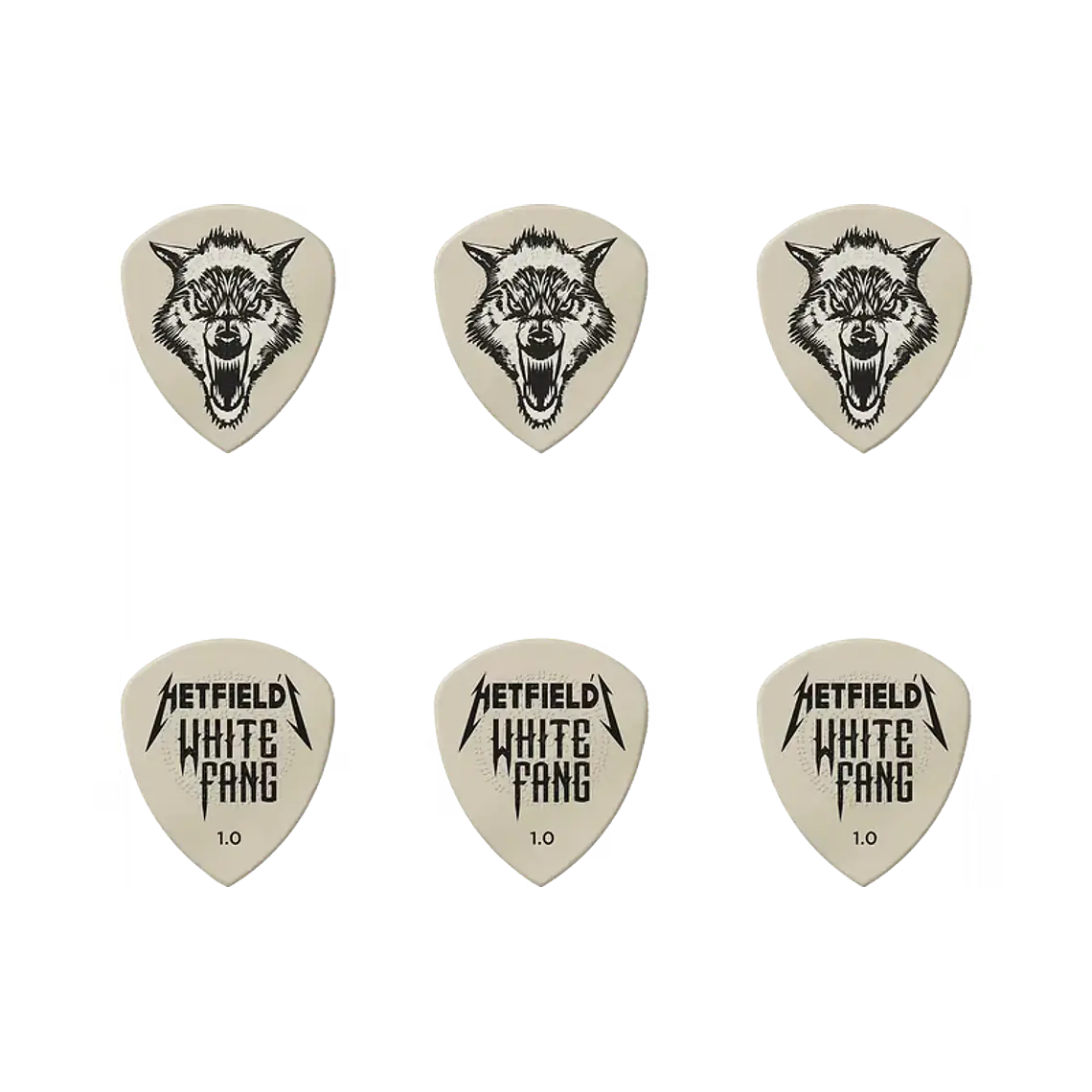 Dunlop James Hetfield White Fang 1.00 mm – Pack 6 Palhetas  3