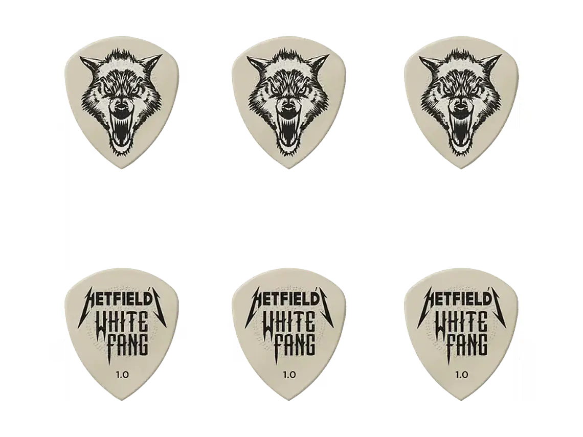 Dunlop James Hetfield White Fang 1.00 mm – Pack 6 Palhetas  3