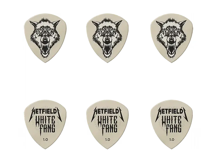 Dunlop James Hetfield White Fang 1.00 mm – Pack 6 Palhetas  3