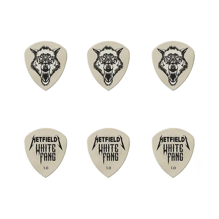 Dunlop James Hetfield White Fang 1.00 mm – Pack 6 Palhetas  3