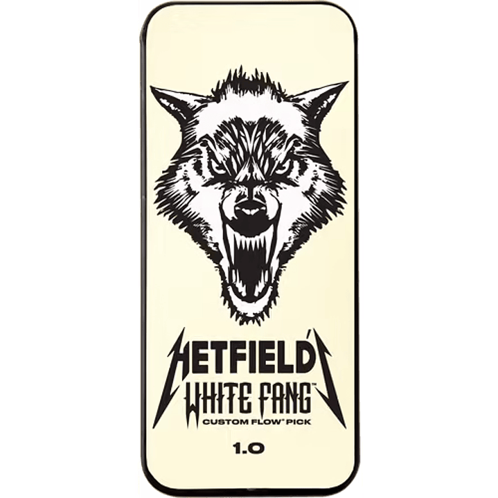 Dunlop James Hetfield White Fang 1.00 mm – Pack 6 Palhetas  1