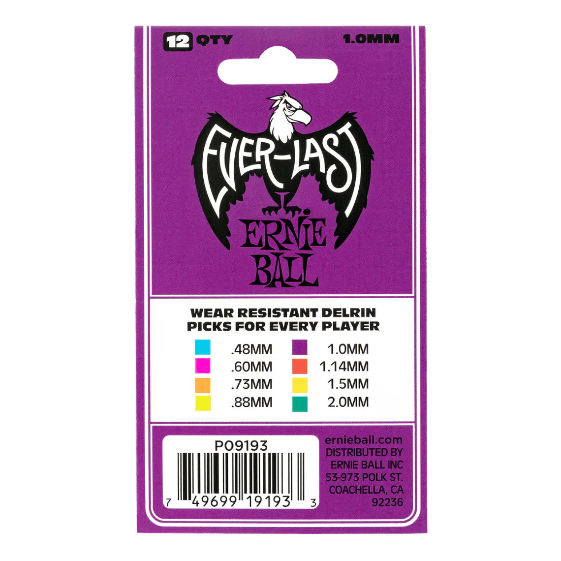 Ernie Ball Everlast 1.0mm - 12 unidades  2