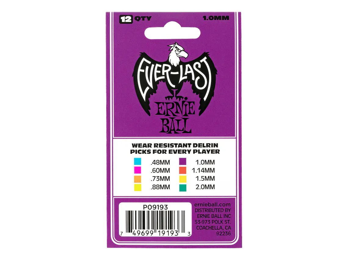 Ernie Ball Everlast 1.0mm - 12 unidades  2