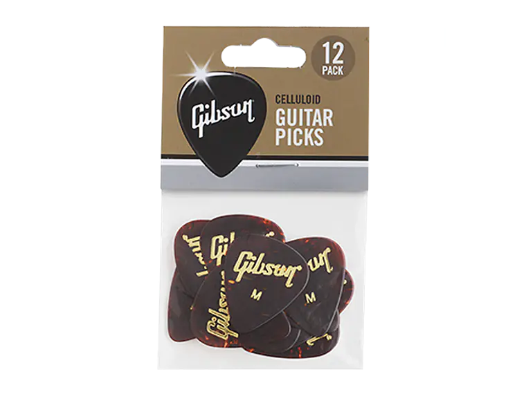 Palhetas Gibson - Tortoise Perlado - Medium - 12 unidades 1