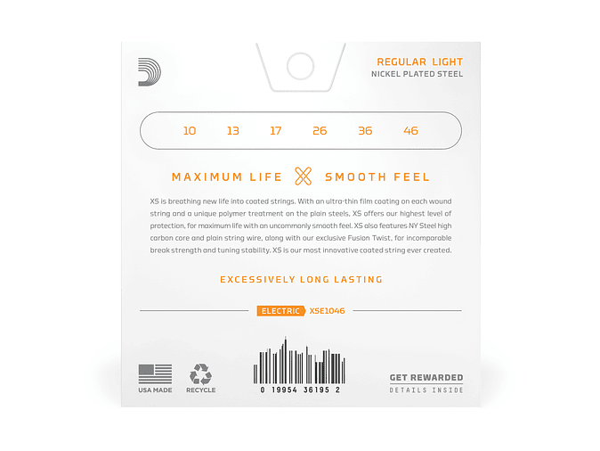D'Addario XSE1046 XS Regular Light 2