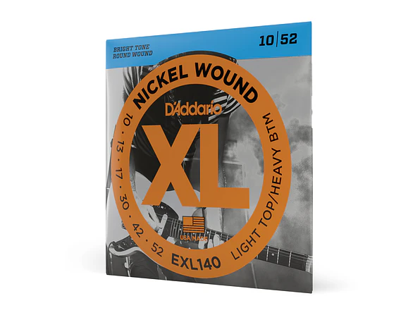 D'Addario EXL140 XL Light Top/Heavy Bottom 10-52 3