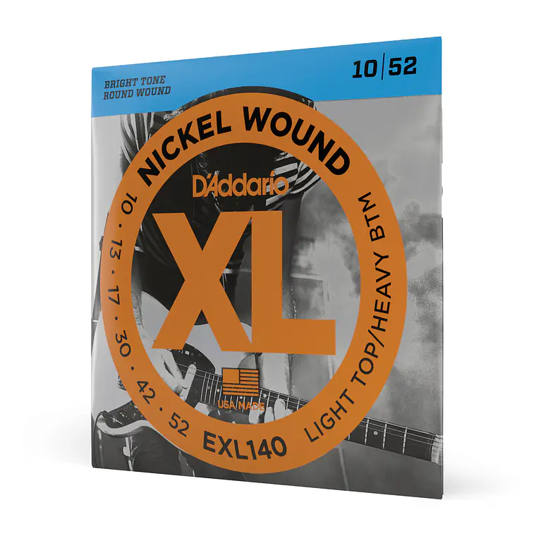 D'Addario EXL140 XL Light/Heavy Bottom 10/52 3