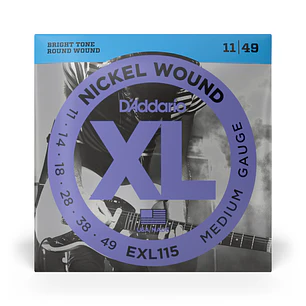 D'Addario EXL115 XL Medium/Blues Jazz Rock 11/49