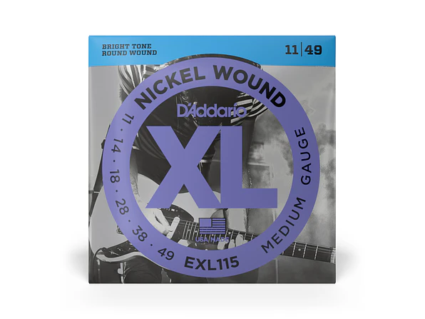 D'Addario EXL115 XL Medium/Blues Jazz Rock 11/49 1