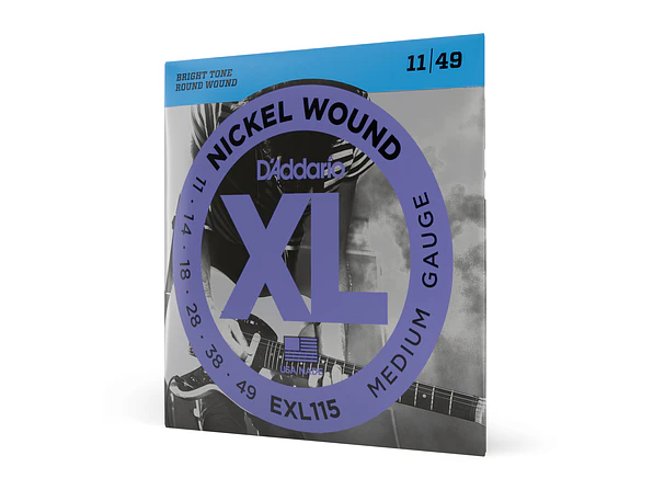 D'Addario EXL115 XL Medium/Blues Jazz Rock 11/49 2