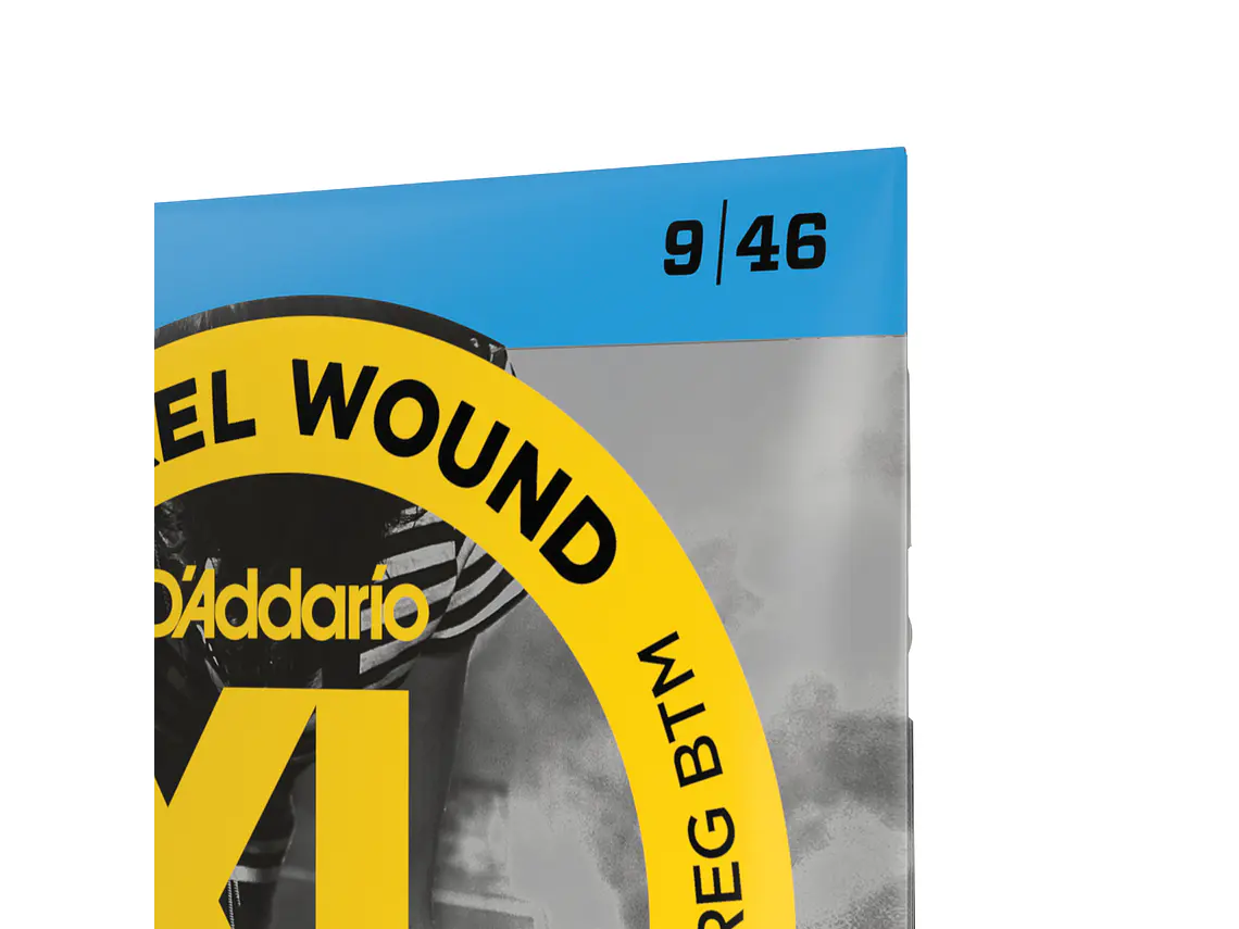 D'Addario EXL125 09/46 Super Light Top/Regular Bottom  4