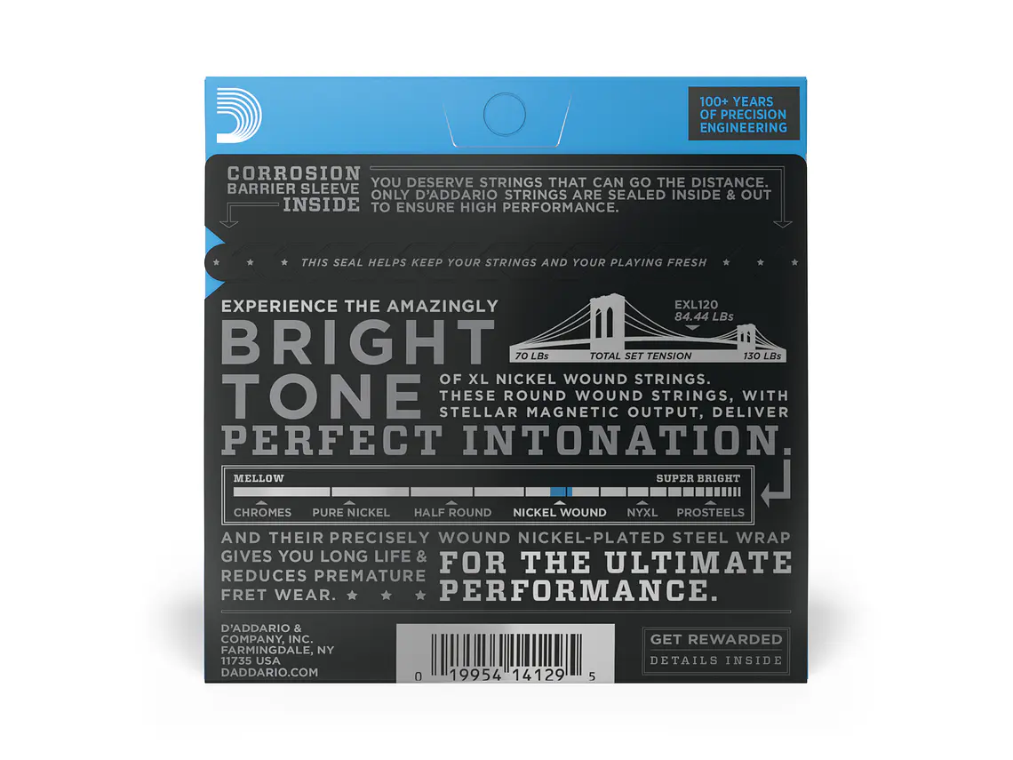 D'Addario EXL120 XL Super Light 2