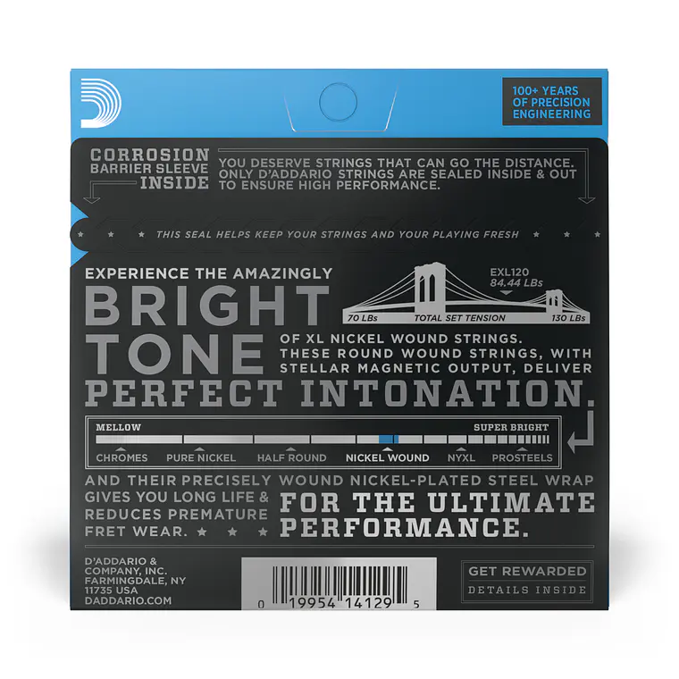 D'Addario EXL120 XL Super Light 2