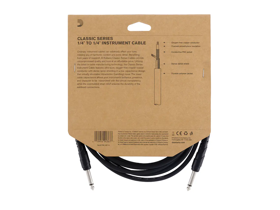 D'Addario PW-CGT-10 4