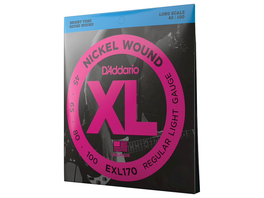 D'Addario EXL170 XL 45-105 SET BASS XL 45-100 LONG 3