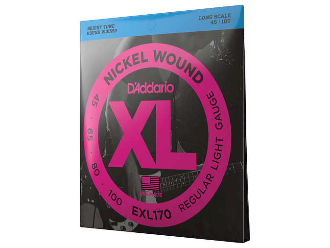 D'Addario EXL170 XL 45-105 SET BASS XL 45-100 LONG 3