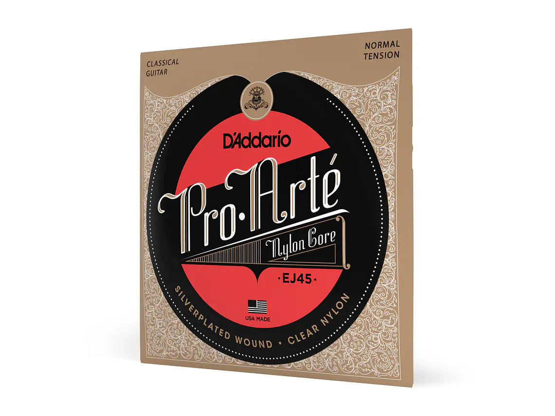 D'Addario EJ45 Pro-Arté Nylon Core Tensão Normal 3