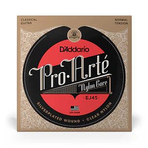 D'Addario EJ45 Pro-Arté Nylon Core Tensão Normal