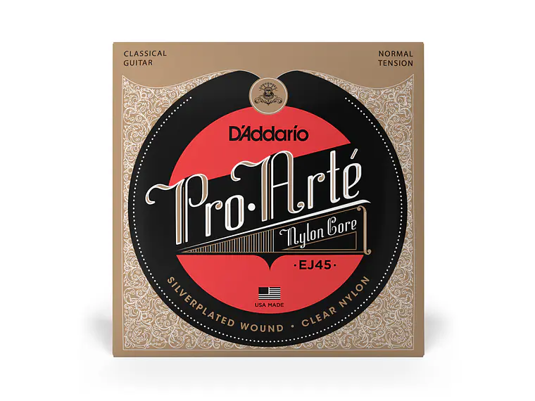 D'Addario EJ45 Pro-Arté Nylon Core Tensão Normal 1