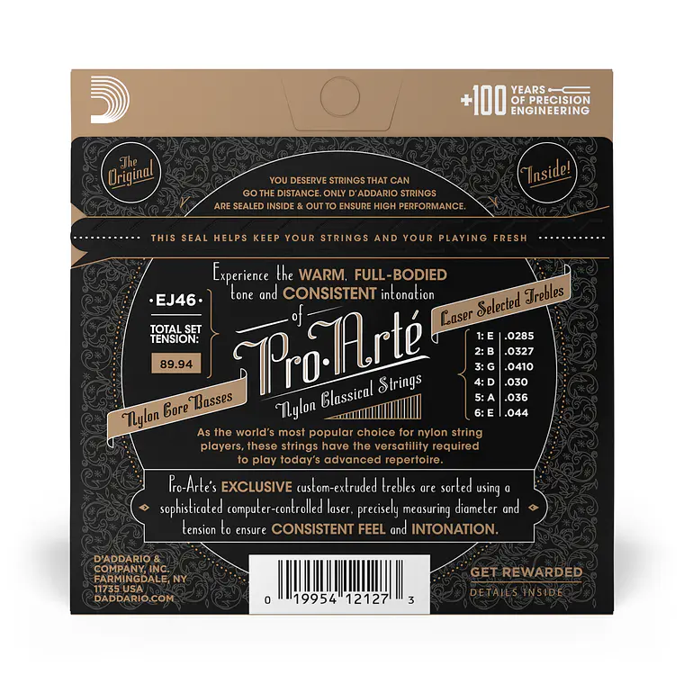 D'Addario EJ46 Pro-Arté - Tensão Forte 2