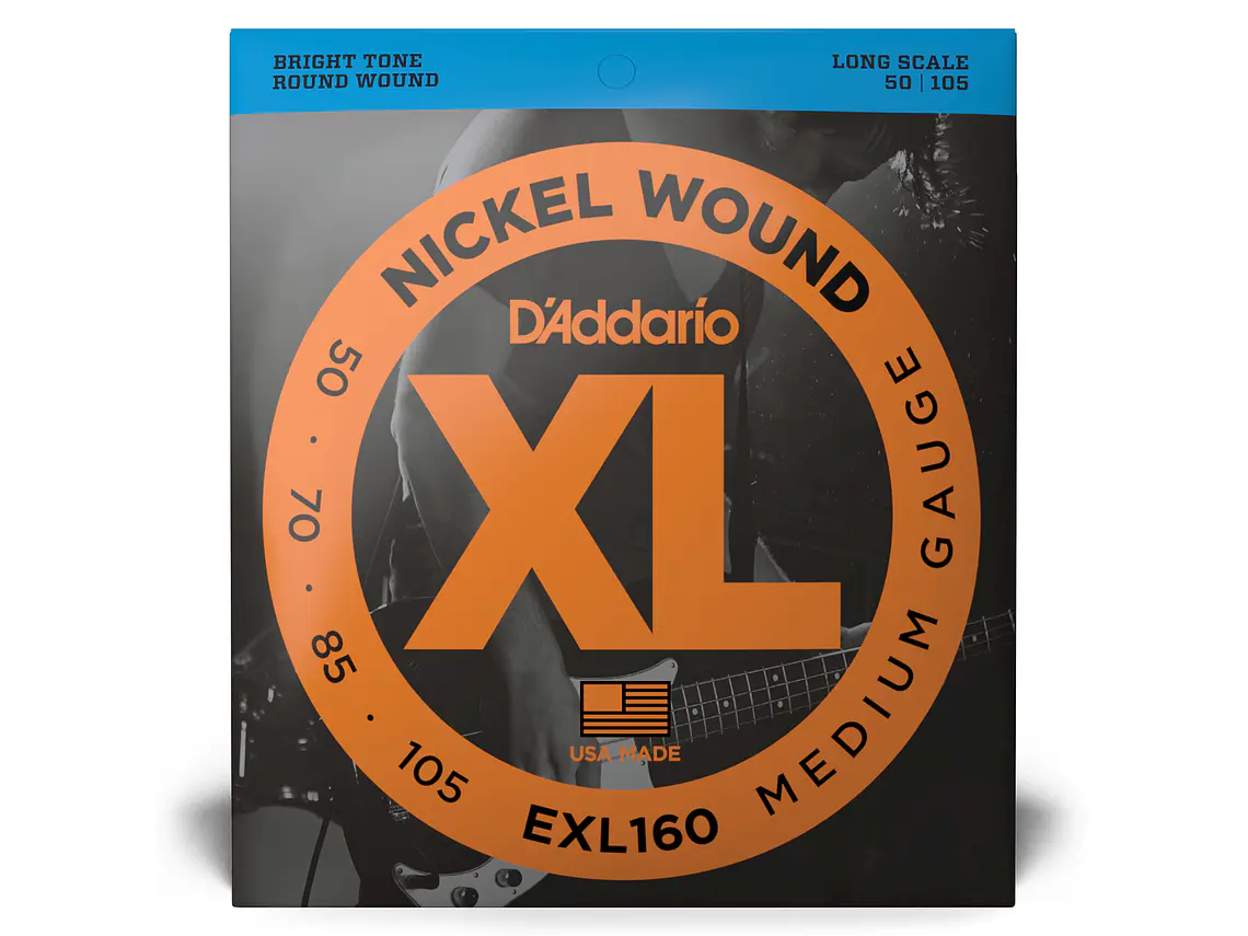 D'Addario EXL160 50-105 Long scale 1