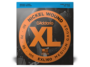 D'Addario EXL160 50-105 LONG SCALE