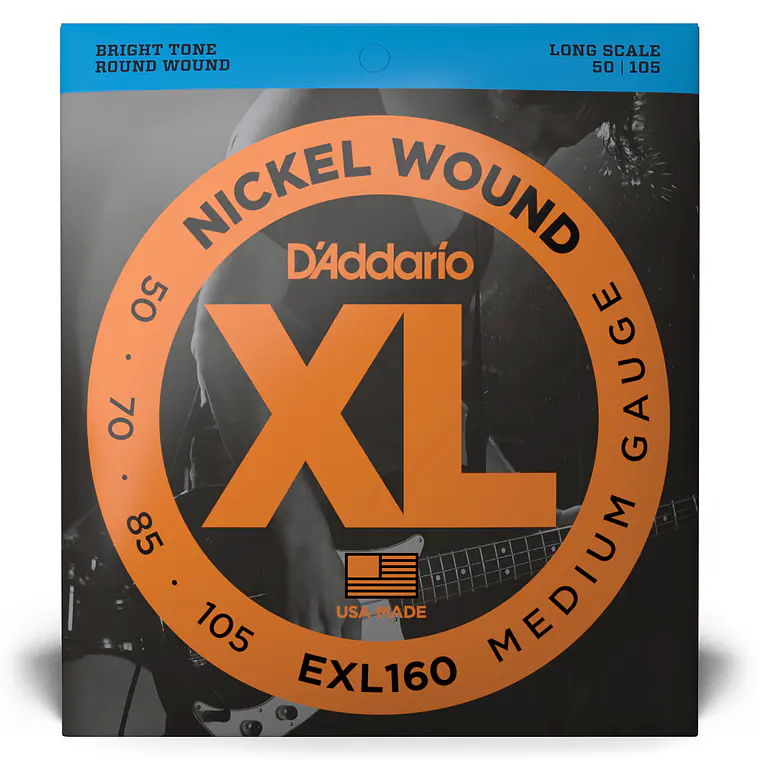 D'Addario EXL160 50-105 Long scale 1