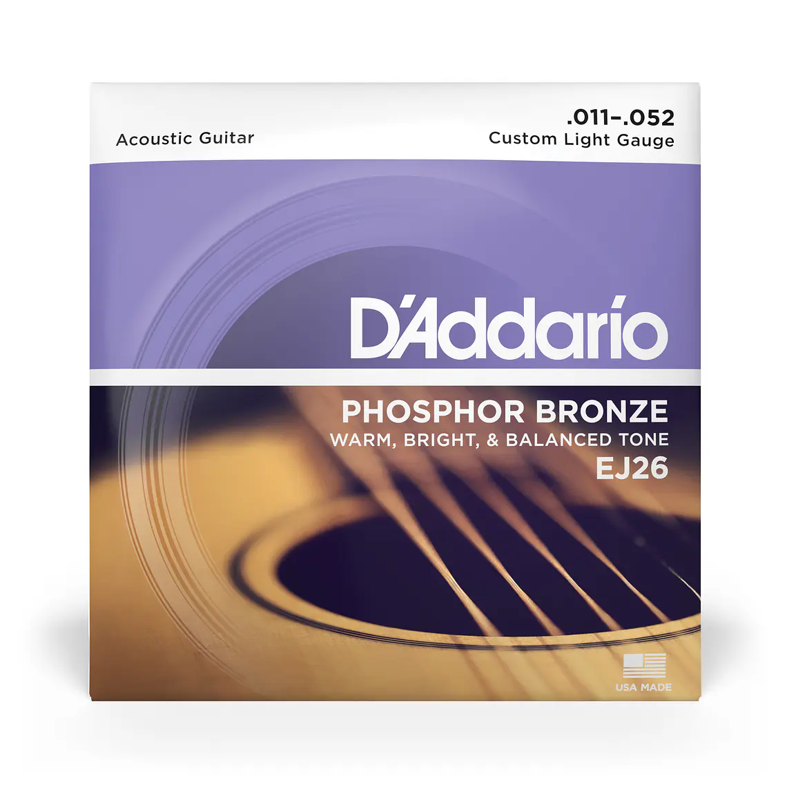 D'Addario EJ26 Phosphor Bronze 11-52 1