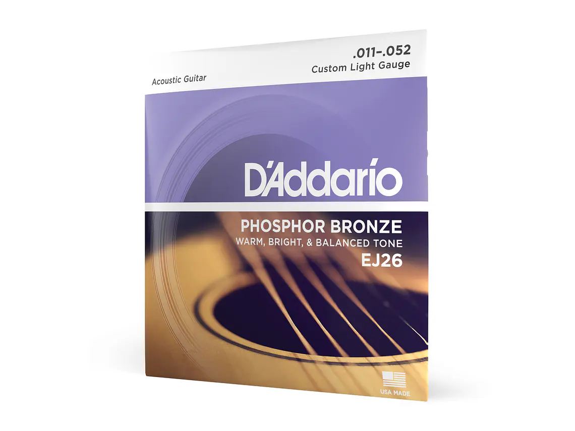 D'Addario EJ26 Phosphor Bronze 11-52 4