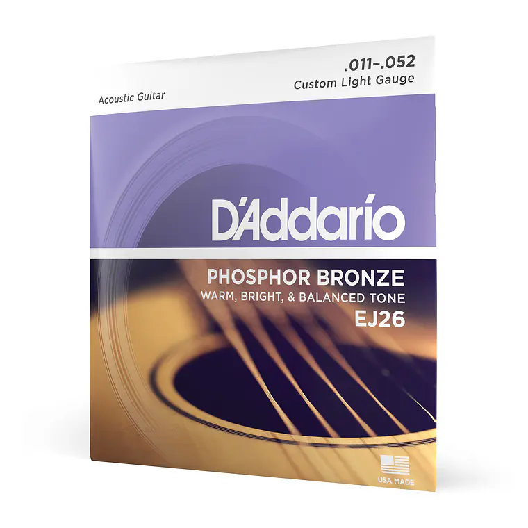 D'Addario EJ26 Phosphor Bronze 11-52 4
