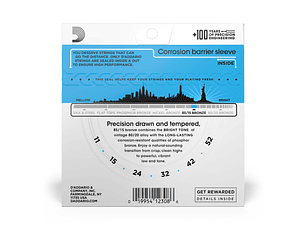 D'Addario EZ910 GTR 85/15 LITE