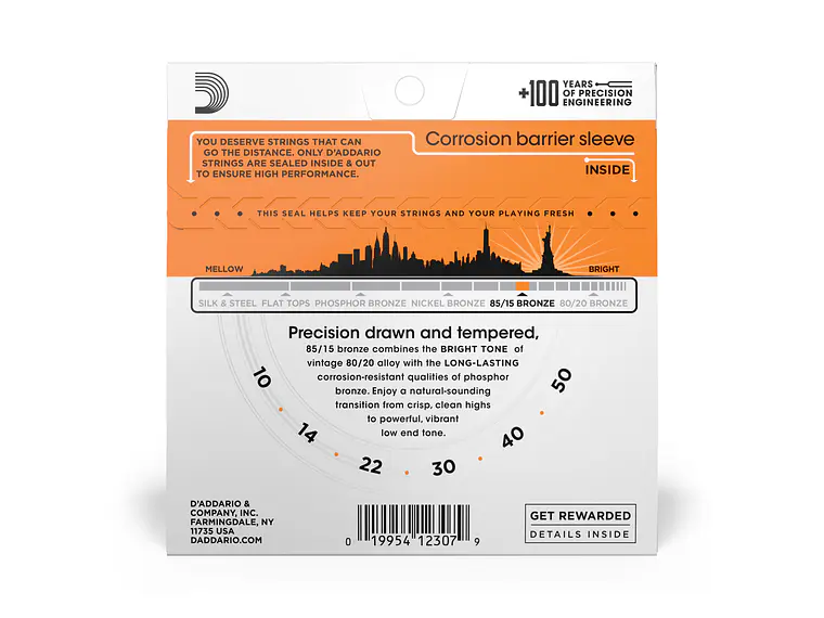 D'Addario EZ900 GTR 85/15 Extra light 2