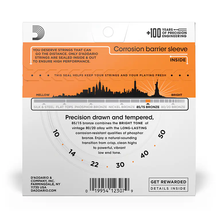 D'Addario EZ900 GTR 85/15 Extra light 2