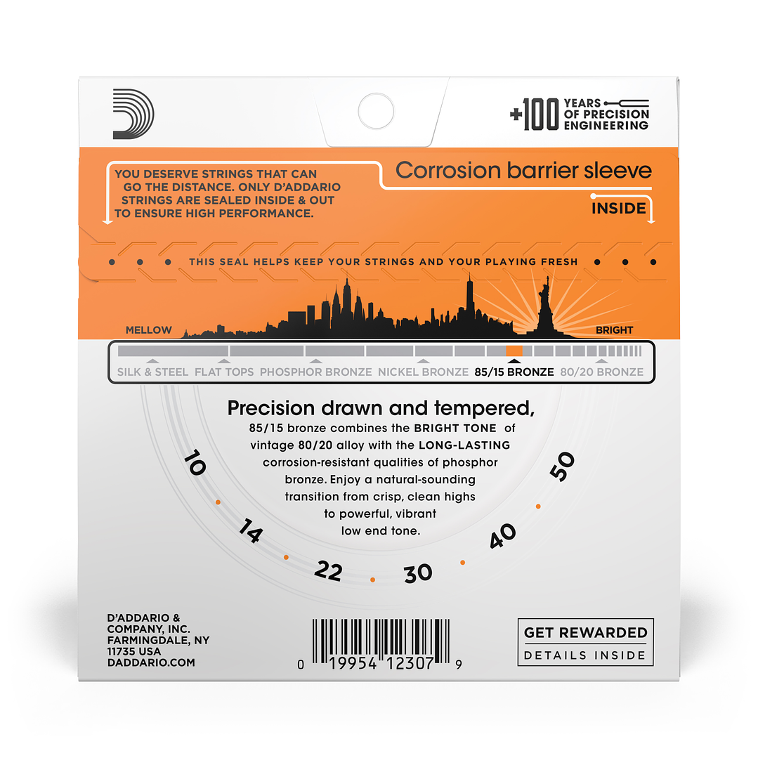 D'Addario EZ900 GTR 85/15 X-LITE 2