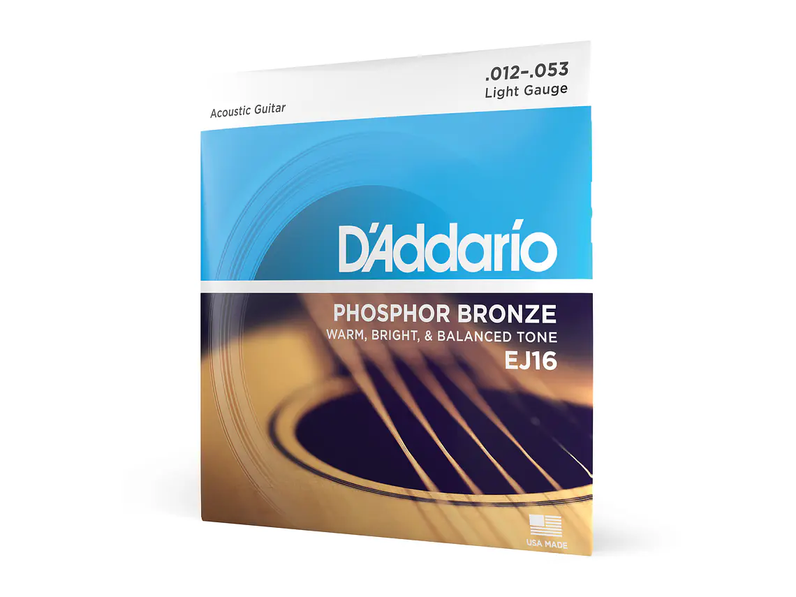 D'Addario EJ16 Phosphor Bronze Light 3