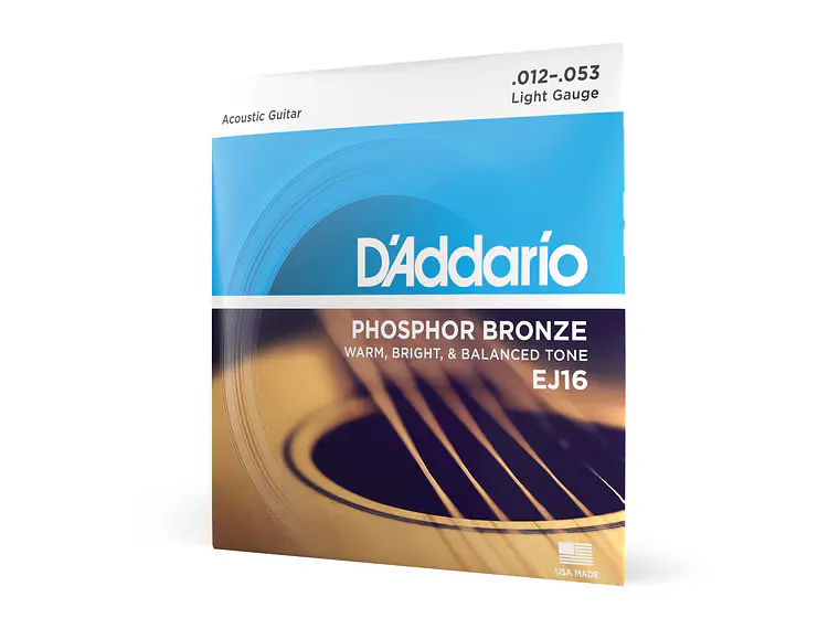 D'Addario EJ16 Phosphor Bronze Light 3