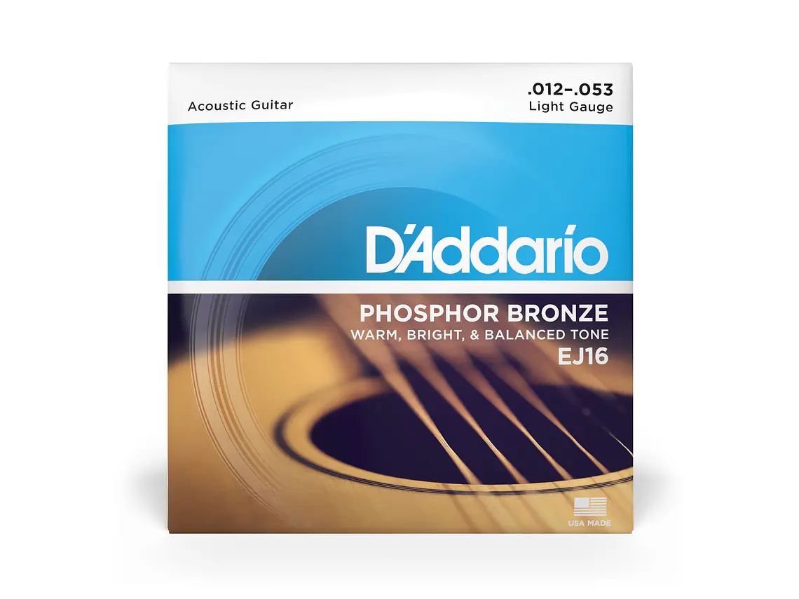 D'Addario EJ16 Phosphor Bronze Light 1