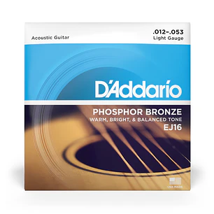 D'Addario EJ16 Phosphor Bronze Light