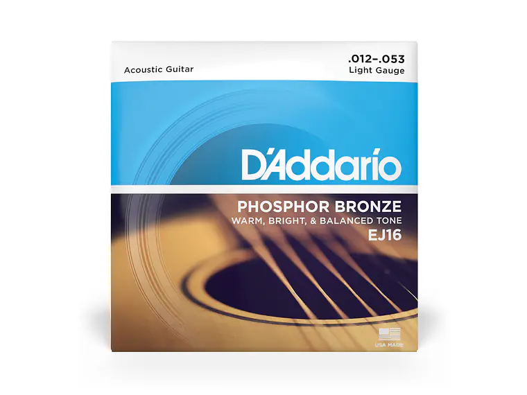 D'Addario EJ16 Phosphor Bronze Light 1