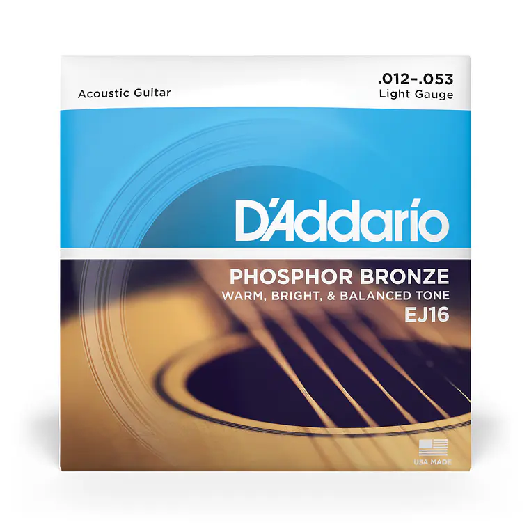 D'Addario EJ16 Phosphor Bronze Light 1