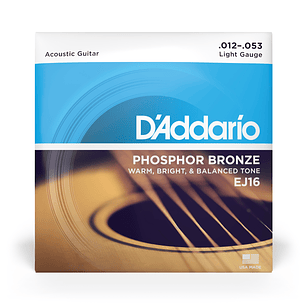 D'Addario EJ16 Phosphor Bronze Lite