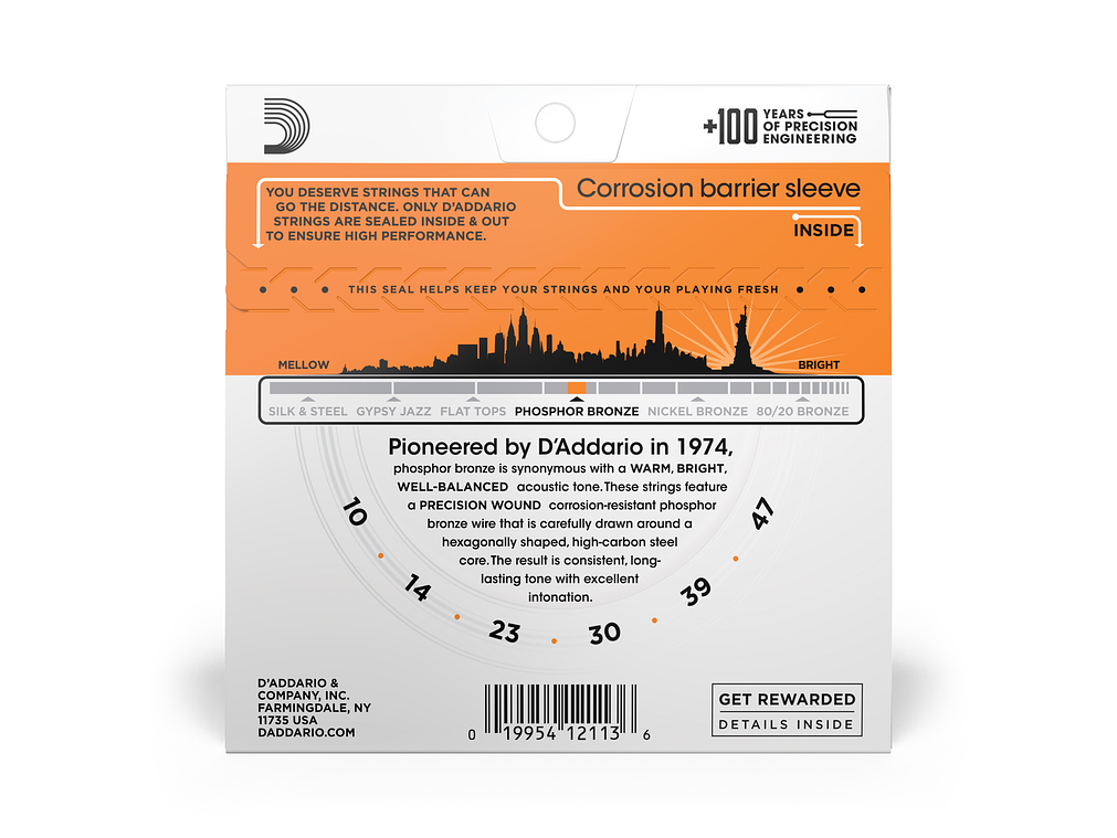 D'Addario EJ15 Phosphor Bronze X-Lite: 2