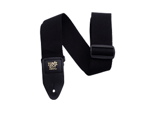 Ernie Ball Polypro - preta - correia de guitarra e baixo